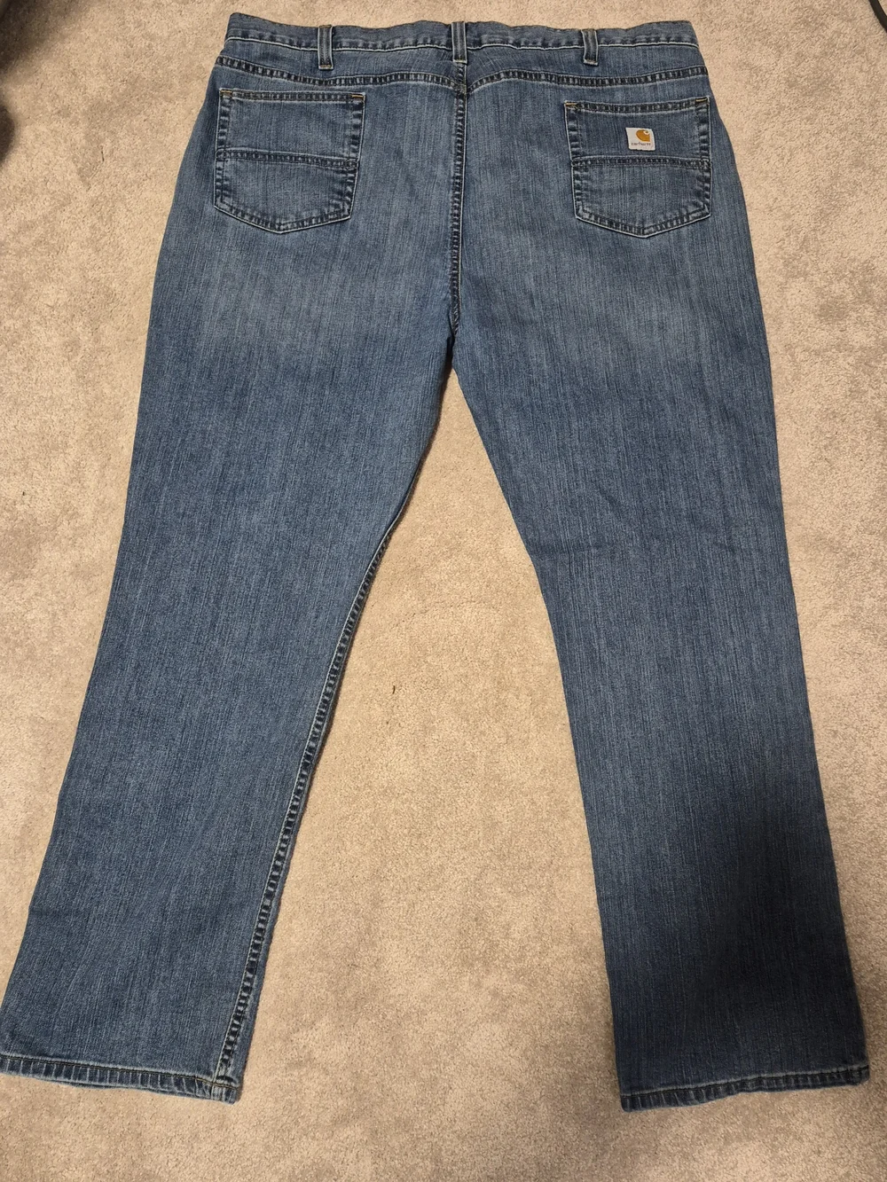 Carhartt Men's‎ Relaxed Straight-Leg Jeans - Blue Denim W44×L32